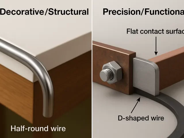 D-Shaped Wire vs. Half-Round Wire – Key Differences