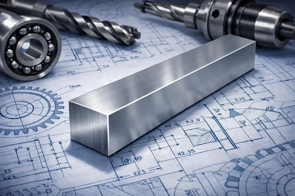 free cutting square bright bar
